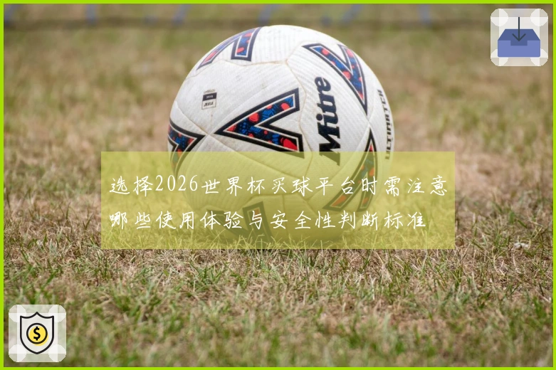 选择2026世界杯买球平台时需注意哪些使用体验与安全性判断标准