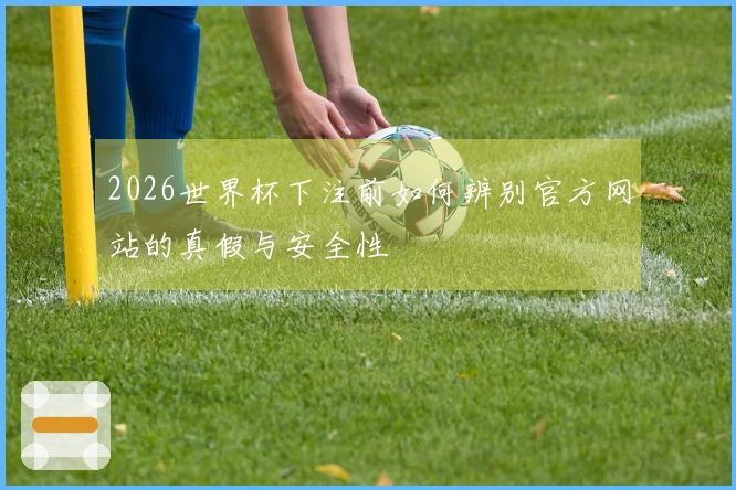 2026世界杯下注前如何辨别官方网站的真假与安全性